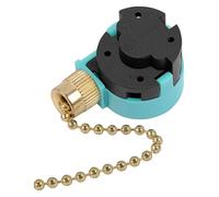 Ceiling Switch Pull Chain Zing Ear ZE-268S6 3 Speed | Switch Brass Pull Chain Replacement Fans Appliances