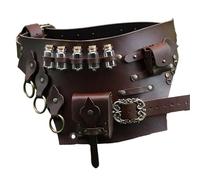 Ceinture Médiévale Vikings Avec Porte-Potion - Corsetto Réglable Avec Poche | Accessoire de Costume Cosplay, Fête, Halloween | Ceinture Confortevole Bouteille di Potion, Idéale Spectacles Sur Scène