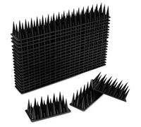 Ceisazira 20 Pezzi Anti Piccioni Nero, Scaccia Piccioni, Dissuasori per Gatti, Allontana Piccioni, Dissuasore Uccelli, Picchi per Piccioni, Repellente Uccelli, Spuntoni Uccelli in Plastica