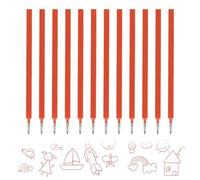 CEJAS 12 Pezzi Ricariche Cancellabili Compatibili con Legami,Blu Refill Penne Cancellabili Set con Legami, Facili da Cancellare, Punta Della penna 0,7 mm, Altezza 13 cm, Rosso