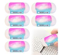 CEJAS 6 Pezzi Eraser Bianco, Eraser Gel Pen Eraser e Normale Matita Eraser, Dual Purpose Eraser