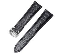CEKGDB Alligatore Cinturino In Vera Pelle Per Cartier Solo Tank London Calibo Cinturino In Pelle Uomini E Donne 16mm 18mm 20mm 22mm, 20mm, agata