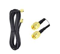 CEKGDB Cavo di alimentazione RG174 da 10 m, 12 m, 15 m, 20 m, cavo di prolunga SMA maschio a maschio, per scheda di rete WiFi coassiale, router, ponte, antenna (15 m)