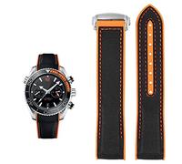 CEKGDB Orologio Bracciale Per Omega 300 SEAMASTER 600 PIANETA OCEANO Silicone Nylon Strap Accessori per Orologio Cinturino Catena 20mm 22mm cintura
