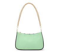 Celadon - Borsa a tracolla da donna, con stampa, pochette da sera con chiusura a cerniera e tracolla a catena