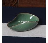 Celadon Cha He Kung Fu - Contenitore per tè in porcellana, con piattino, accessori per cerimonia del tè, per gli amanti del tè (A)