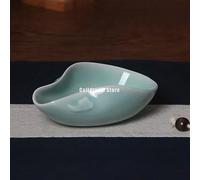 Celadon Cha He Kung Fu - Contenitore per tè in porcellana, con piattino, accessori per cerimonia del tè, per gli amanti del tè (E)