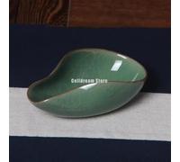 Celadon Cha He Kung Fu - Contenitore per tè in porcellana, con piattino, accessori per cerimonia del tè, per gli amanti del tè (A)