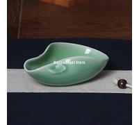 Celadon Cha He Kung Fu - Contenitore per tè in porcellana, con piattino, accessori per cerimonia del tè, per gli amanti del tè (D)
