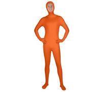 Celanisai Lorax - Costume da donna per Halloween e Carnevale Lorax, unisex, per tutto il corpo, Slenderman Greenscreen Suit Arancio Carnevale Cosplay Tuta intera, O Orange, S