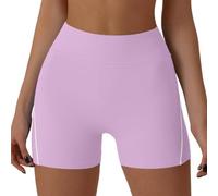 Celanisai Pantaloni da yoga da donna, elasticizzati, comodi, a vita alta, elastici, opachi, push up, da ciclismo, sollevamento dei glutei, per fitness, yoga, allenamento, O rosa., XL