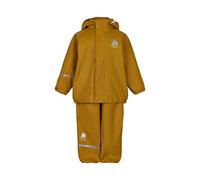 Celavi Basic Rainwear Set-Solid Pu Giacca Antipioggia, Buckthorn Marrone, 80 Unisex-Bambini e Ragazzi