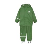 Celavi Basic rainwear set - solid PU, Giacca impermeabile Unisex - Adulto, Elm Green, 3-4 Jahre