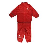 Celavi Basic Rainwear Suit-Solid Abito, Rosso (Red), 140cm Bambini e Ragazzi