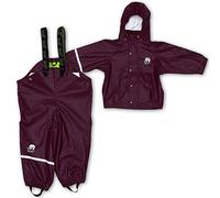 CeLaVi Bimba 0-24 Celavi Zweiteiliger Regenanzug In Vielen Farben Giacca impermeabile Not Applicable, Viola (Blackberry Wine 666), 4 (Taglia Unica: 80)