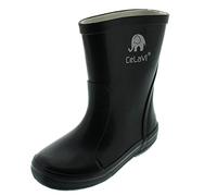 CeLaVi Gummistiefel - Stivali di gomma Unisex Bambini, Nero (Black 001), 24 EU