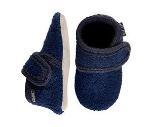 Celavi Pantofole Unisex per Bambini in Lana, Navy Scuro, 19 EU
