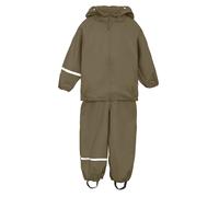 Celavi Basic Rainwear Set-Pu Giacca Impermeabile, Sea Turtle, 140 Unisex-Bambini e Ragazzi
