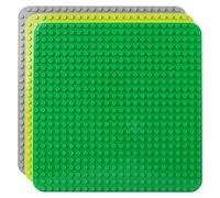 Celawork Grande piastra di costruzione compatibile con piastre Duplo, grande piastra di base, 38 x 38 cm, set di piatti per giochi creativi, giocattoli educativi