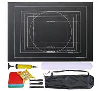 Celawork tappeto puzzle, 1000 1500 2000 3000 pezzi tappetino puzzle, pratico accessorio per riporre puzzle(Nero 3000pz)