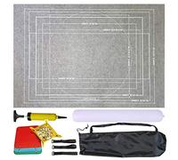Celawork tappeto puzzle, 1000 1500 2000 3000 pezzi tappetino puzzle, pratico accessorio per riporre puzzle(Grigio 2000pz)