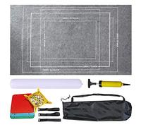 Celawork tappeto puzzle, 1000 1500 2000 3000 pezzi tappetino puzzle, pratico accessorio per riporre puzzle(Grigio 1500pz)