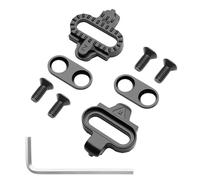 Celblisora Tacchetti per bicicletta, compatibili con pedali Shimano MTB SPD SM-SH51 e Look X-Track, tacchetti per ciclismo indoor, acciaio al cromo molibdeno con chiave a brugola