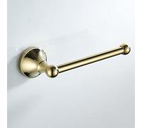 Celbon Porta carta igienica senza copertura per bagno, barra in rotolo da parete, 20 cm (oro)
