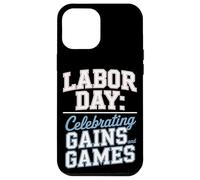 Celebrando guadagni e giochi Labor Day Custodia per iPhone 12 Pro Max