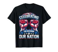 Celebrando la spina dorsale della nostra nazione Patriottica USA Maglietta