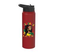 Celebrare la storia nera - Empowerment dei diritti civili africani Stainless Steel Insulated Water Bottle