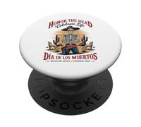 Celebrare la vita - Día de los Muertos Cowboy Skull PopSockets PopGrip Adesivo