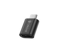 Celebrat CA04 - Da USB-C a USB-A OTG Adattatore, USB 3.0, 5 Gbps | L'alloggiamento compatto in allu consente di collegare chiavette USB, tastiere, mouse e altro ancora senza bisogno di driver