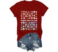 Celebrate Minds of All Kinds Autism Awareness T-Shirt Autism Shirt, Porpora, L