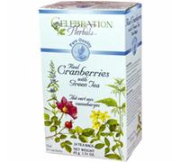 Celebration Herbals Tè Verde alle Cranberries con Tè Verde PQ, 34 Buste