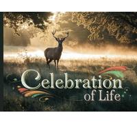 Celebration of Life Guest Book: A simple yet elegant GuestBook for Funeral and Memorial Services | Space for 300 visitors + Stories and Memories + Words for the family