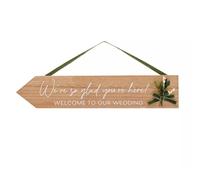 CelebrationsLove Story Welcome To The Wedding Freccia Placca (WD3320)