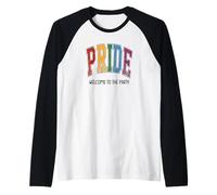 Celebrazione degli eventi dell'orgoglio arcobaleno della comunità gay LGBTQ 2025 Maglia con Maniche Raglan