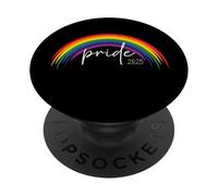 Celebrazione degli eventi dell'orgoglio arcobaleno della comunità gay LGBTQ 2025 PopSockets PopGrip Adesivo