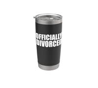 Celebrazione del divorzio ufficialmente divorziato ufficialmente divorziato Bicchiere termico in acciaio inox doppia parete