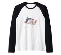 Celebrazione del servizio in onore del sacrificio Veterans Day Maglia con Maniche Raglan
