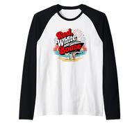 Celebrazione del viaggio in crociera Red White Booze del 4 luglio Maglia con Maniche Raglan