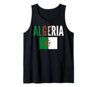 Celebrazione della Bandiera Nazionale dell'orgoglio algerino Canotta