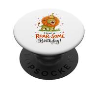 Celebrazione della corona del Re Leone Roar-Some PopSockets PopGrip Adesivo