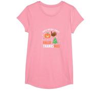 Celebrazione della minaccia di Festa Tripla di Happy Hallothanksmas Maglietta, Ragazze, Rosa, S