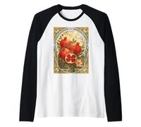 Celebrazione della Notte di Chelle al Melograno Yalda Maglia con Maniche Raglan