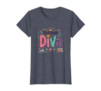 Celebrazione della Scuola della Stella della Corona della Diva di Terza Maglietta, Donna, Pervinca, M