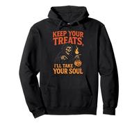 Celebrazione della Stagione dei Fantasmi di Halloween di Keep Your Treats Felpa con Cappuccio