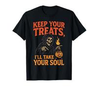Celebrazione della Stagione dei Fantasmi di Halloween di Keep Your Treats Maglietta