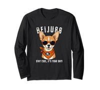 Celebrazione della Vita di Riso Cane Chihuahua Occhiali da Sole Padre Maschio Femmina Madre Cane Amante Regalo Riso Vita Celebrazione 88 Anni Divertente Divertente Maglia a Manica